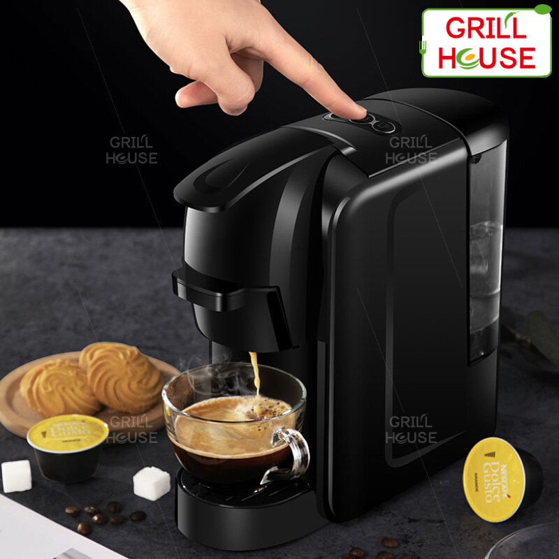 เครื่องชงกาแฟแคปซูล Nespresso Capsule Coffee Machine สำหรับใช้ภายในบ้านเเละสำนักงาน เครื่องชงกาแฟอัตโนมัติ ขนาดเล็กกะทัดรัด