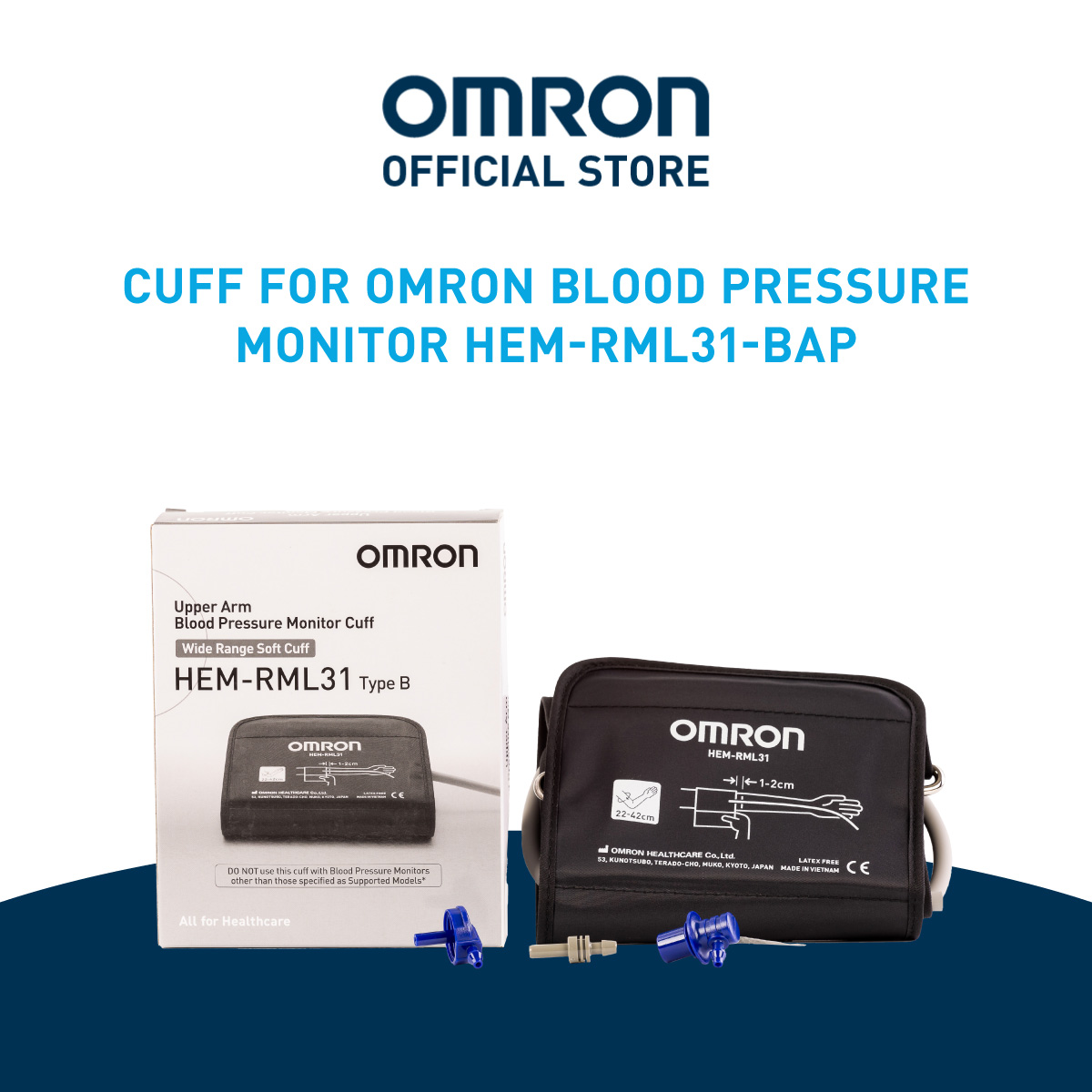 Omron ผ้าพันแขน รุ่น HEMRML31BAP Lazada.co.th