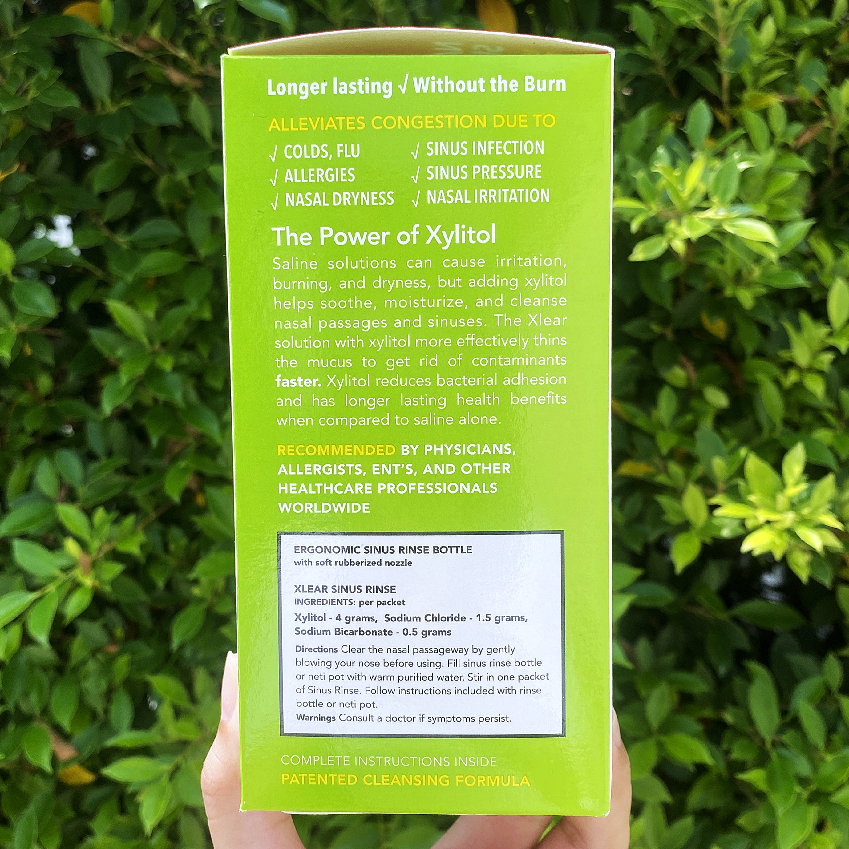 ขวดบีบล้างจมูก บรร เทา ไซ นัส Natural Sinus Rinse with Xylitol 1 Kit