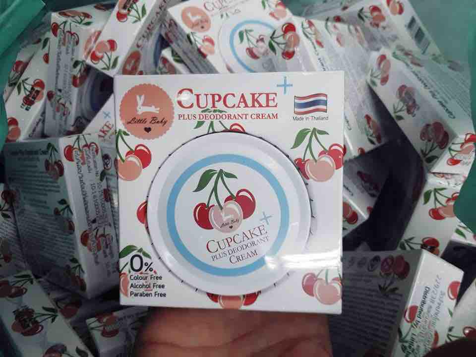 คัพเค้ก เชอรี่ ครีมทารักแร้ Cupcake plus deodorant cream สูตรใหม่50g.