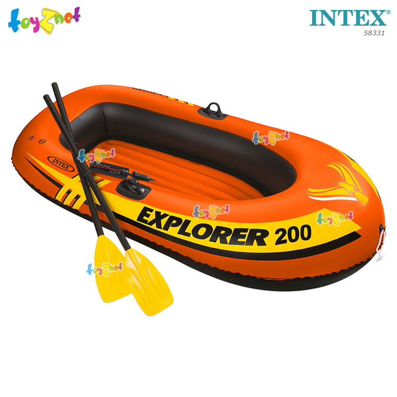 Intex ส่งฟรี ชุดเรือยางเอ็กซ์โพลเรอร์ 2 ที่นั่งพร้อมพายและที่สูบลม รุ่น 58331