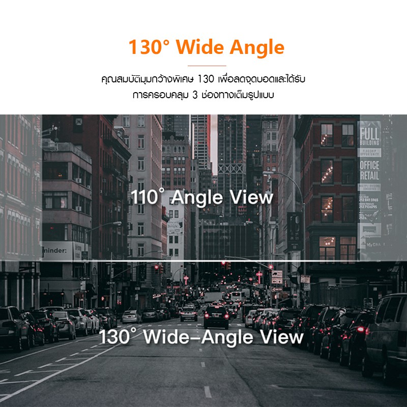 [ศูนย์ไทย] 70mai Dash Cam 1S Car Camera ล้องติดรถยนต์ กล้องติดรถ กล้งติดรถยนต์ พร้อมสั่งการด้วยเสียง มุมมองภาพ 130 องศา