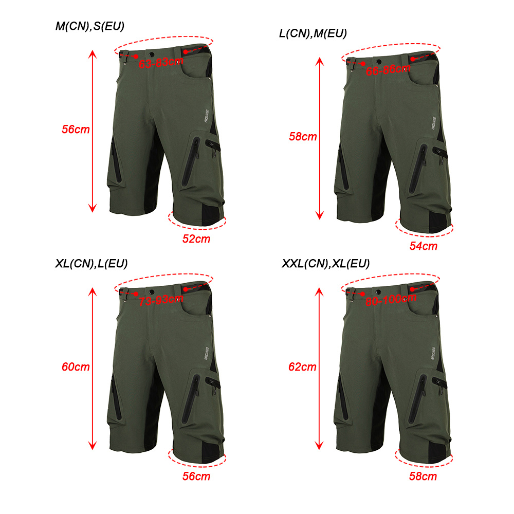 Men's Cycling Shorts Breathable Loose Fit Outdoor Sports Cycling