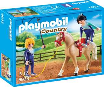 Playmobil คันทรี ฝึกขี่ม้าผาดโผน (PM-6933)
