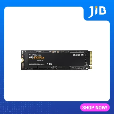 JIB 1 TB SSD (เอสเอสดี) SAMSUNG 970 EVO PLUS PCIe/NVMe M.2 2280 (MZ-V7S1T0BW)