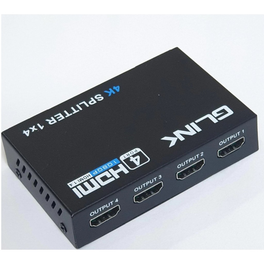 ลดราคา HDMI กล่องแยกจอ 4จอ HDMI Splitter 1x4 Support 3D High Resolution1080P - Black#1168 #ค้นหาเพิ่มเติม HDMI to HDMI คีบอร์ดเกมมิ่ง Headsete Voice Recorder