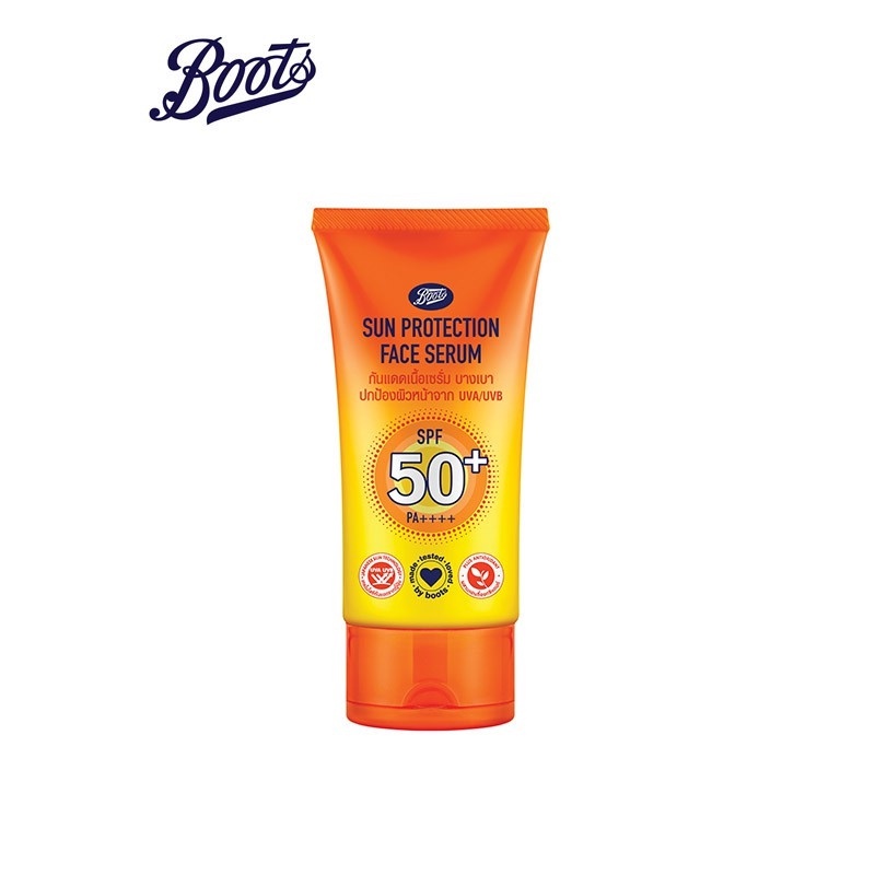 Boots Sun Protection Face Serum SPF50+ Pa++++ บู๊ทส์ ซัน โปรเทคชั่น เฟส