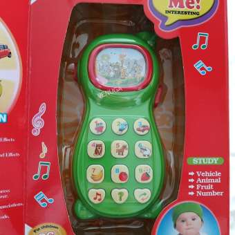 VENUGA โทรศัพท์ มือถือ ของเล่น มีเสียงดนตรี ของเด็กเล็ก เล่นเพลิน ปลอดภัยสำหรับเด็ก มีโปรเจคเตอร์
