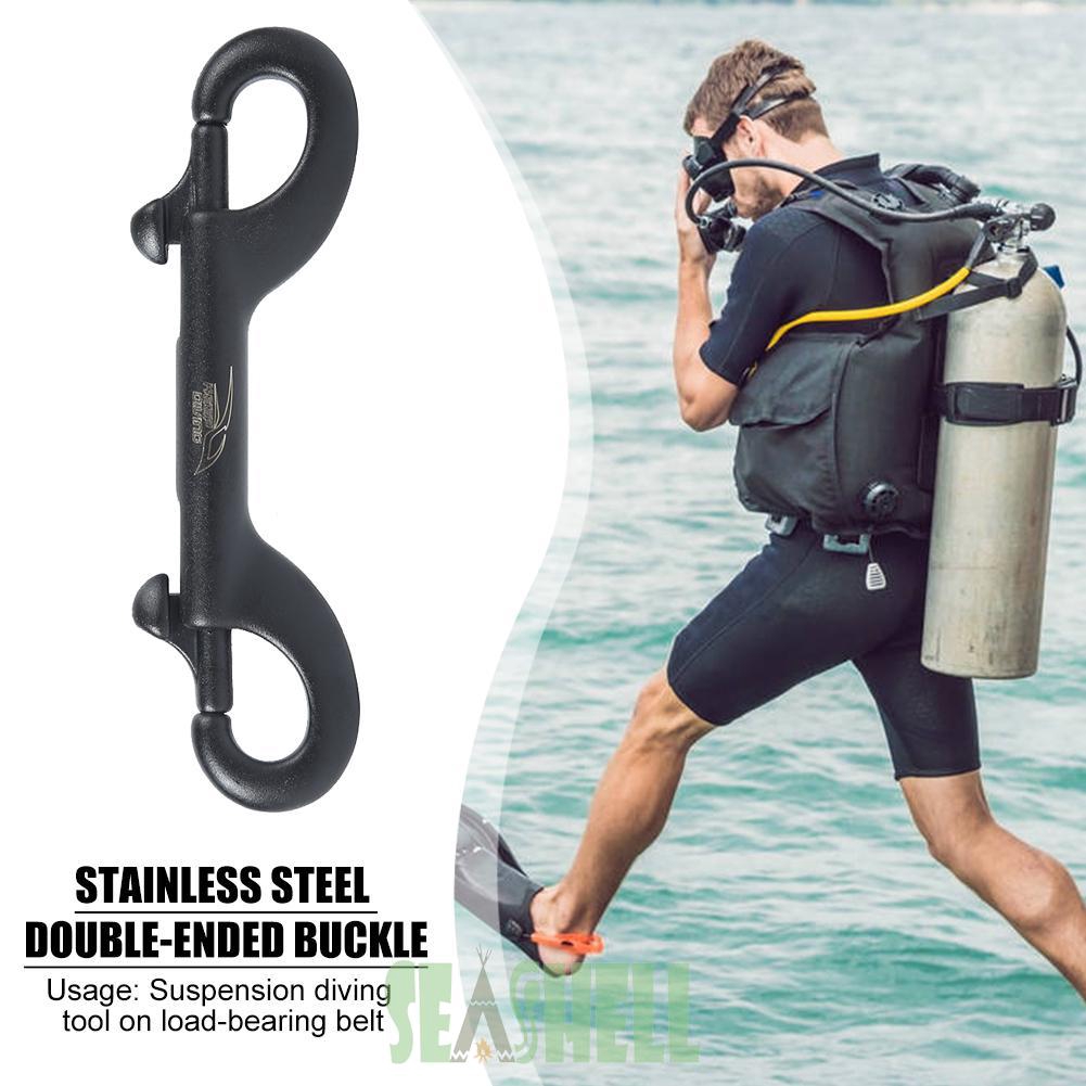 Sea 316 Stainless Steel Double Ended Clip Hook Bolt Snap Scuba Diving