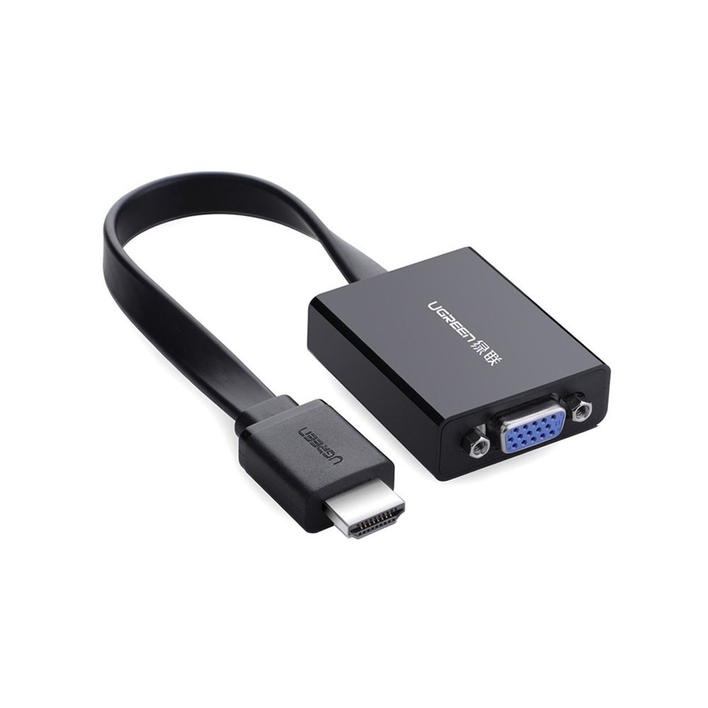 (ของแท้) UGREEN HDMI Male To VGA +Audio +MicroUSB (40248)  อุปกรณ์เชื่อมต่อ