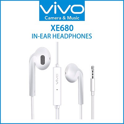 VIVO XE680 Earphone หูฟัง หูฟังวีโว่ หูฟังแบบสอดหู VIVO Earphone