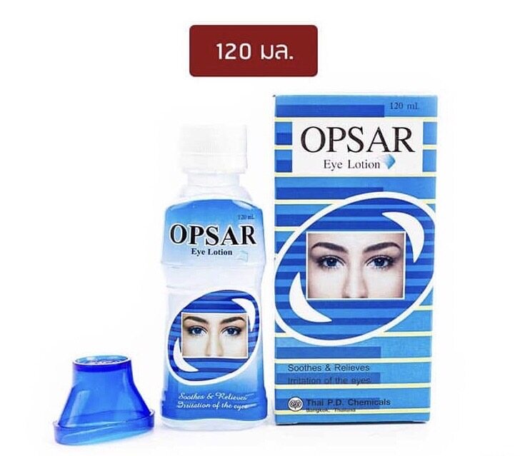 mund Preference Goneryl OPSAR Eye Lotion ออฟซ่าร์ น้ำยาล้างตา 120 ML | Lazada.co.th