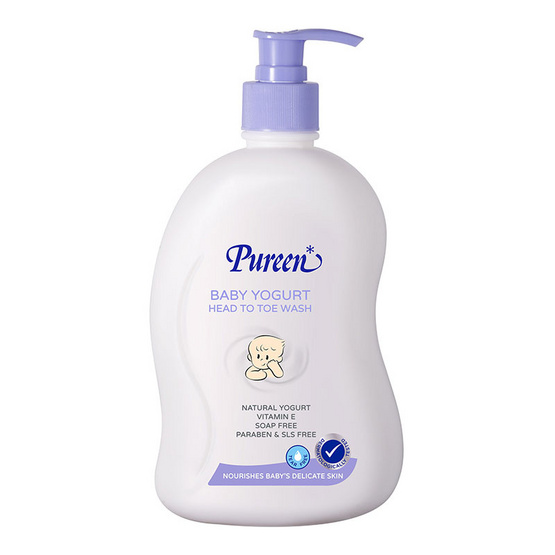 Pureen เบบี้โยเกิร์ตเฮดทูโทวอช 500 มล. *2ขวด