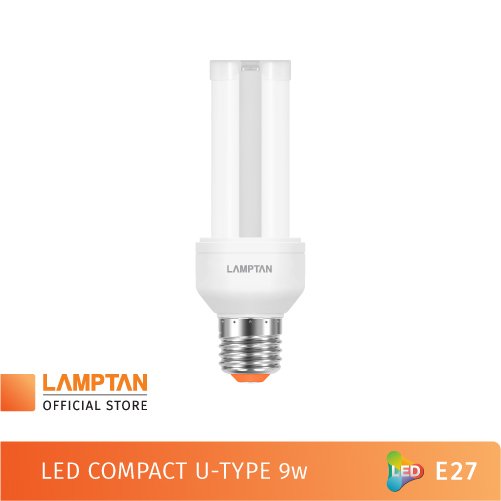 LAMPTAN หลอดไฟตะเกียบ LED Compact U-Type ขั้วE27