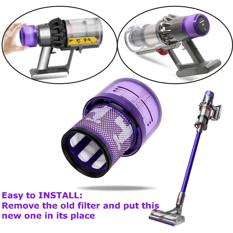 Washable and Reusable Vacuum Filters for Dyson V11 Cordless Stick
