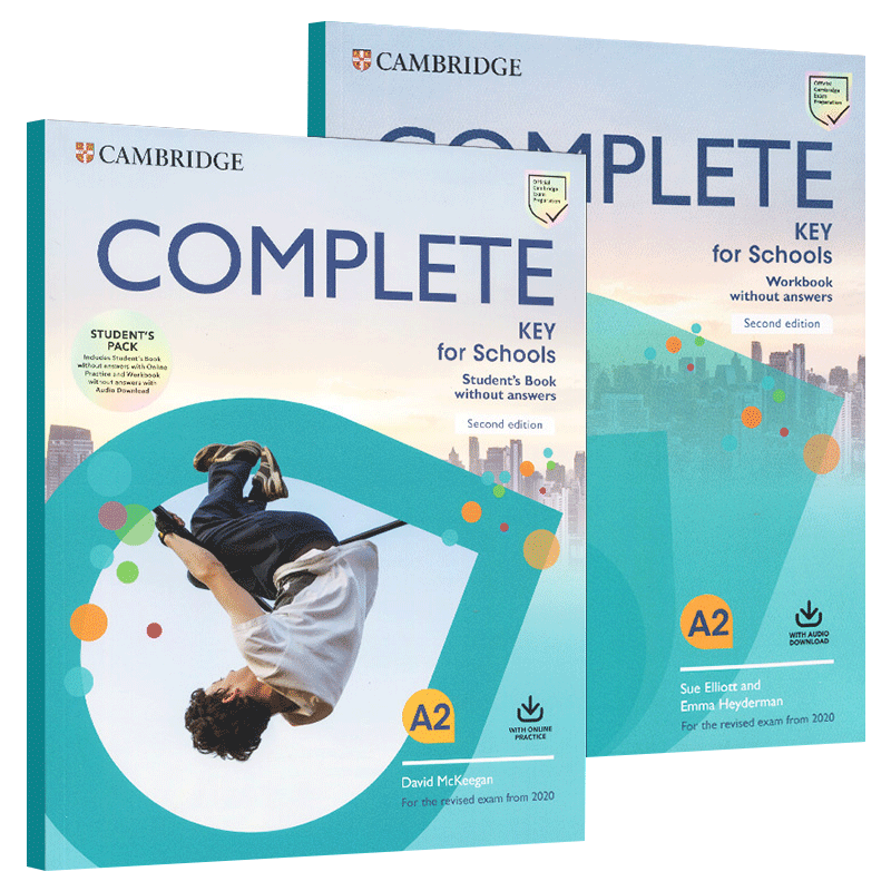 for　book　English　Complete　A2　Pack　A2　test　original　Key　Cambridge　English　student　Schools　Book　KET　Student's　set　preparation　book