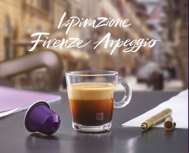 กาแฟ Nespresso แคปซูล - Ispirazione Firenze Arpeggio (9) เข้มข้นและหวานมัน