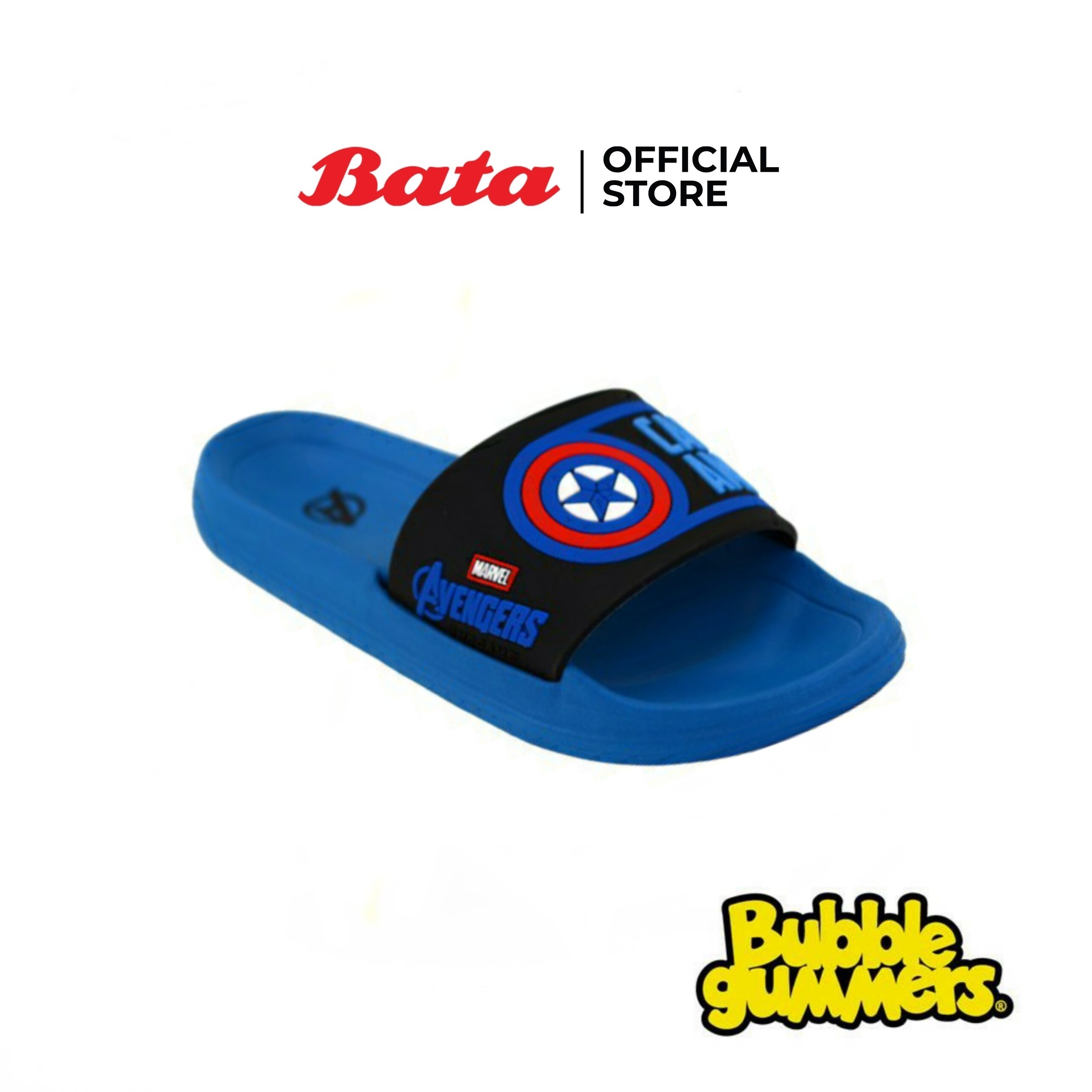 Bata BBG Sandal MARVEL รองเท้าแตะแฟชั่นเด็ก แบบสวม สีน้ำเงิน รหัส 3619598 / 4619598 Junior Kids Fashion SUMMER