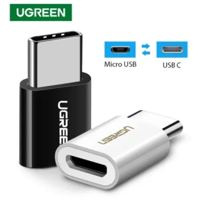 Ugreen USB Type C OTG Adapter Micro USB to Type-C Adapter Charging Cable Converter USB C OTG Adapter