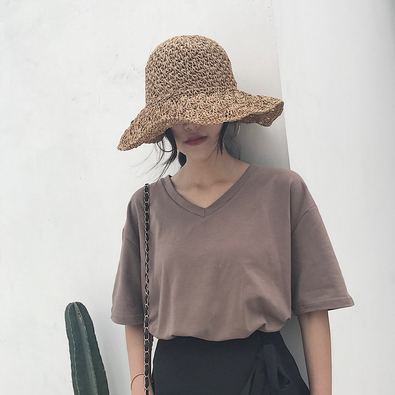 Áo thun nữ cổ tim Ulzzang Quảng Châu
