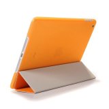 1st Cyber เคสไอแพด แอร์2 Magnetic Smart Cover and Hard Clear Back Case for iPad Air2 (Orange)