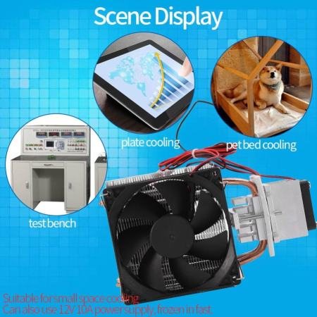 12 โวลต์ Semiconductor Thermoelectric Peltier Air Cooling  ความชื้นระบบ