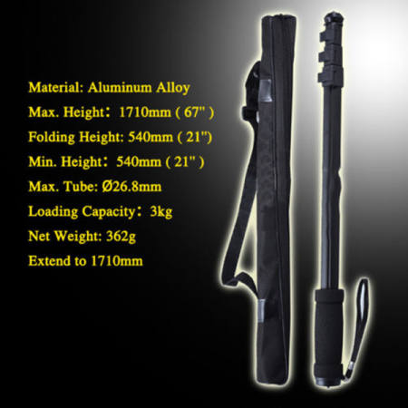 171ซมขาตั้งกล้องโมโนมืออาชีพ WT-1003 สำหรับ  D3200 D3100 D3000 D4 D80 D800 D7000 D5100 D5000 SLR Camera
