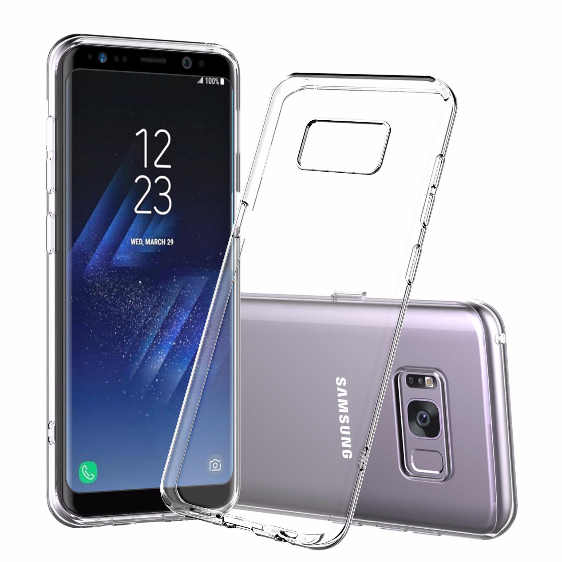 1st Cyber เคสซัมซุง S8 Transparent Soft TPU Back Case Cover Skin Shell for Samsung Galaxy S8 (Clear)