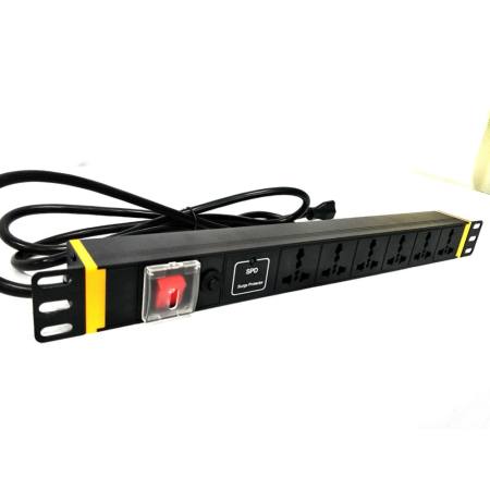 รางปลั๊กไฟใส่ตู้ 1U RACK AC ( PDU) Power Distribution Unit