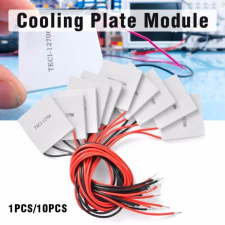 1x TEC1-12706 Heatsink Thermoelectric Cooler Peltier Plate Module 12V 60W 