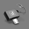 2017 มาใหม่มินิโลหะไมโคร USB ไปยัง USB 2.0 อะแดปเตอร์ตัวแปลงพร้อมพวงกุญแจสำหรับแอนดรอยด์โทรศัพท์ตาราง - นานาชาติ