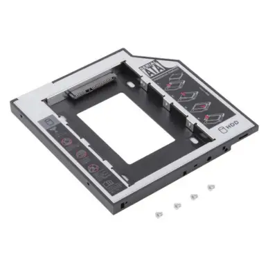 2nd HDD Tray Caddy 9.5mm DVD Drive Bay Notebook