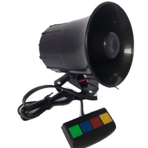 ไซเรน3เสียง 12V Loud Horn Car Auto Van Truck Motorcycle With 3 Sounds PA System