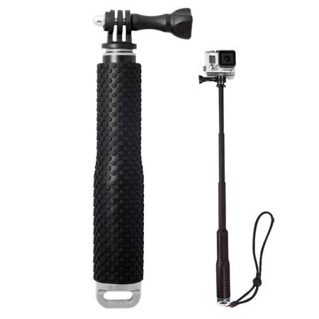 ไม้โกโปร 3 ระดับ แบบกันน้ำ Waterproof handheld monopod for Gopro + SJ4000 (Silver)