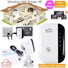 300Mbps Wifi Repeater ช่วยขยายช่วงสัญญาณ wifi  Range Extender Wireless Network Amplifier Mini AP Router Signal Booster Wireless-N 2.4GHz IEEE802.11N/G/B With Integrated Antennas RJ45 Port WPS Protection