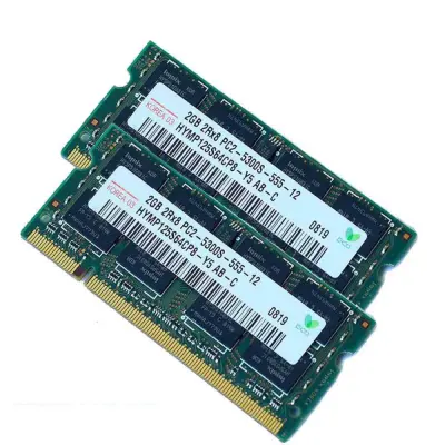 4GB 2PCS 2GB DDR2 667 667MHz PC2-5300 200Pin Laptop Notebook SODIMM Memory RAM - intl