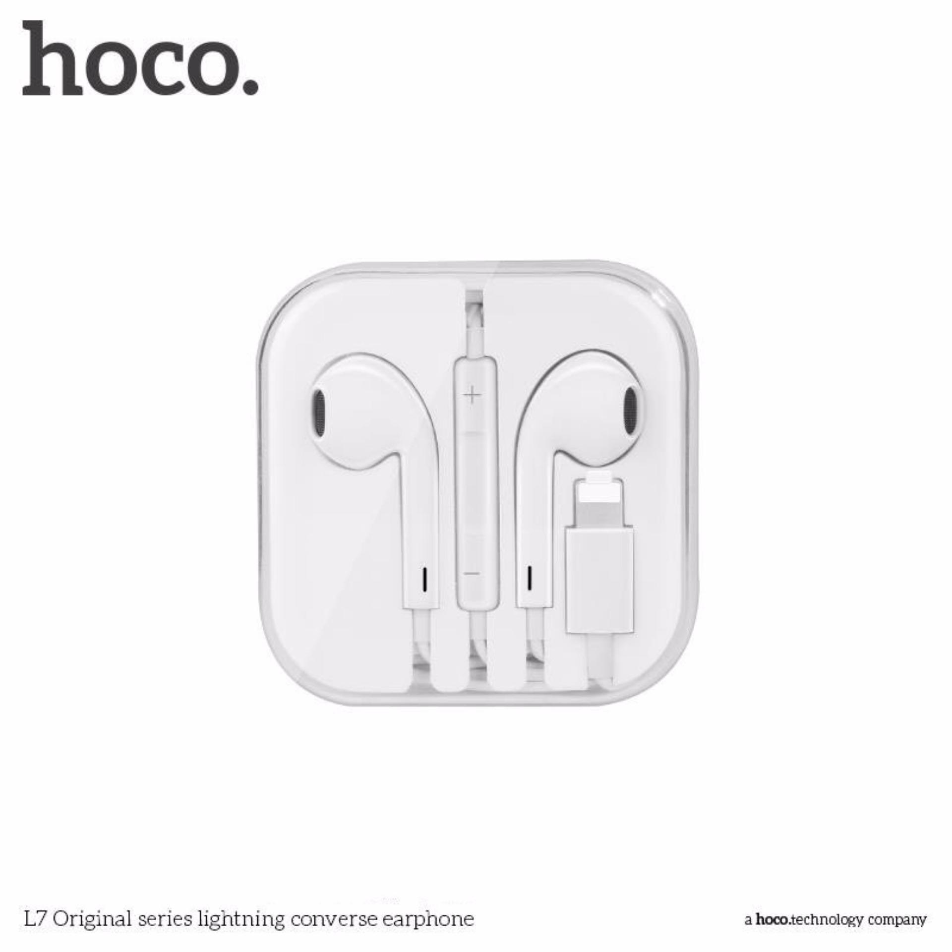 4sshop Hoco L7 Digital Talking Lightning Earphone หุฟังสำหรับไอโฟน7 ของแท้ (???????ฟังได้คุยได้)