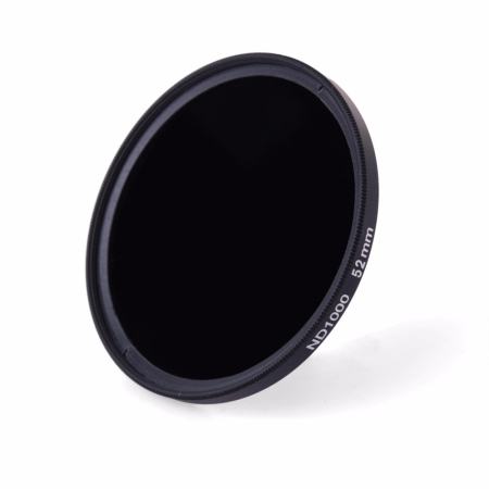 52 มิลลิเมตร ND1000 ND3.0 10 หยุด Slim Neutral Density ND Filter สำหรับ DSLR Camera LF504-SZ (สีดำ) - INTL