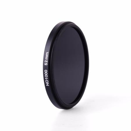 52 มิลลิเมตร ND1000 ND3.0 10 หยุด Slim Neutral Density ND Filter สำหรับ DSLR Camera LF504-SZ (สีดำ) - INTL