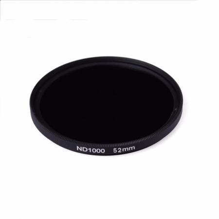 52 มิลลิเมตร ND1000 ND3.0 10 หยุด Slim Neutral Density ND Filter สำหรับ DSLR Camera LF504-SZ (สีดำ) - INTL