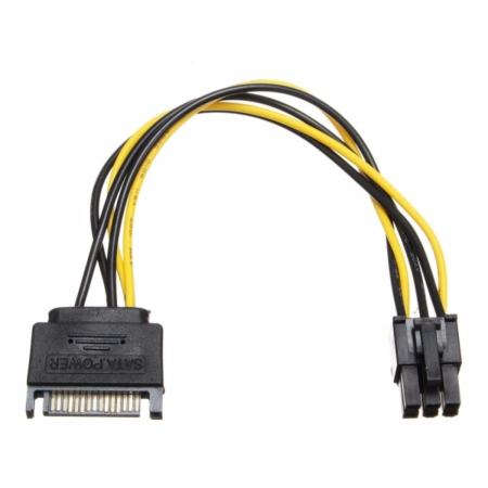 (6 pcs) PCIe Riser PCI-E 1x to 16x PCI Express Riser Card USB 3.0 for BTC Miner Machine-0.3m Blue Cable