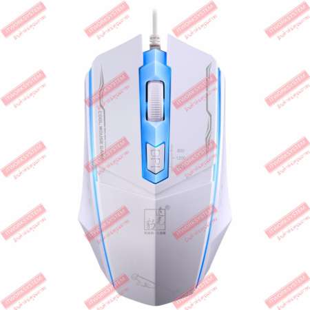 เมาส์สวยมีไฟ 7 สี  สลับไฟอัตโนมัติ ปรับความไวได้ 3 ระดับ Cool Mouse Game 7 Lighting With Dpi