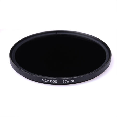 77 มม. ND1000 ND3.0 10 หยุด Slim Neutral Density ND Filter สำหรับ DSLR Camera