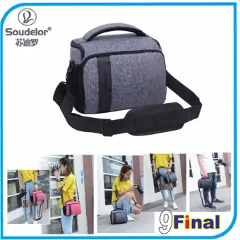 ข้อมูล 9FINAL Camera Bag รุ่น 1705 กระเป๋ากล้องกันน้ำ สำหรับ กล้อง DSLR, Mirrorless Canon Nikon SONY สีเทาอ่อน ( Grey) รีวิว
