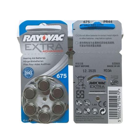 ถ่านนาฬิกา ถ่านกระดุม A675 AG13 6 เม็ด ถ่านเครื่องฟังเสียง ถ่านก้อนเล็ก