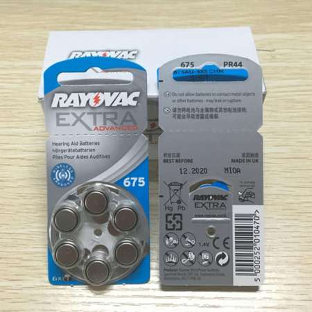 ถ่านนาฬิกา ถ่านกระดุม A675 AG13 6 เม็ด ถ่านเครื่องฟังเสียง ถ่านก้อนเล็ก