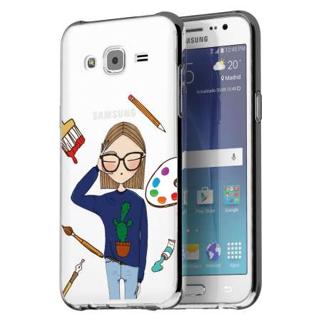 AFTERSHOCK TPU เคส Samsung Galaxy J2 Prime เคสโทรศัพท์พิมพ์ลาย YEAH! เนื้อบาง 0.33 mm