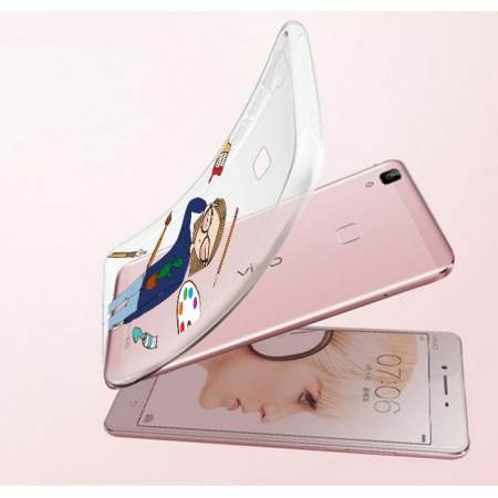 AFTERSHOCK TPU เคส vivo V3 Max เคสโทรศัพท์พิมพ์ลาย YEAH! เนื้อบาง 0.33 mm