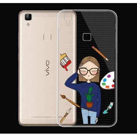 AFTERSHOCK TPU เคส vivo V3 Max เคสโทรศัพท์พิมพ์ลาย YEAH! เนื้อบาง 0.33 mm