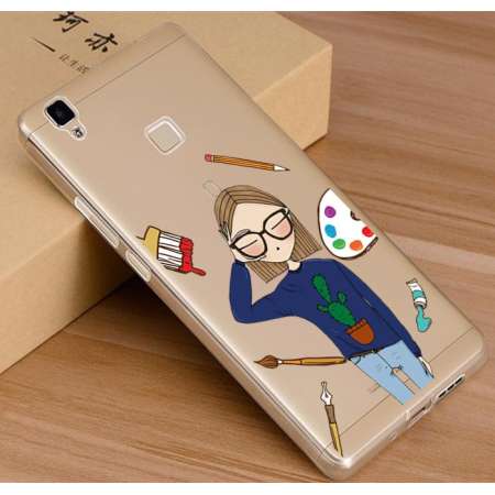 AFTERSHOCK TPU เคส vivo V3 Max เคสโทรศัพท์พิมพ์ลาย YEAH! เนื้อบาง 0.33 mm